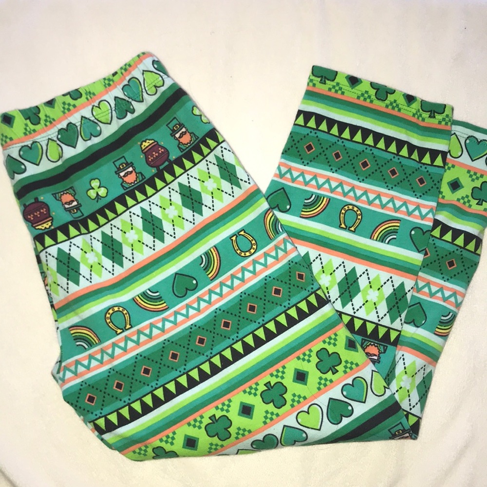 NWOT Capri Leggings St. Patrick’s Day